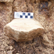 A stone tool uncovered at the Chinese site.